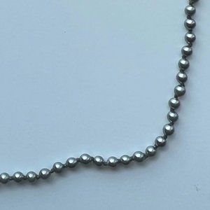 Silver Grey  Freshwater Pearls Necklace